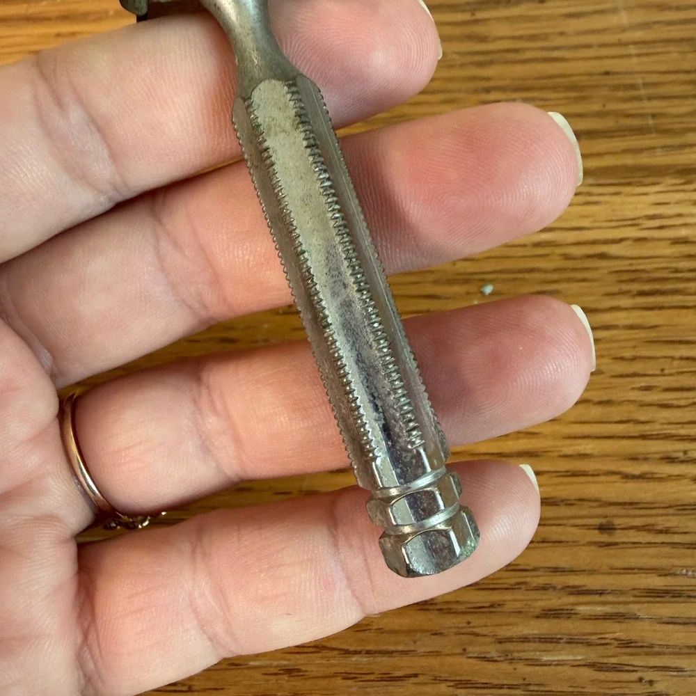 Vintage Ever Ready Single Brooklyn NY Edge Safety Razor Silver Tone Opening